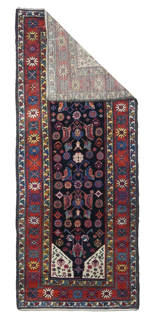 Late 18th Century Antique NW Persian Rug 3'10'' x 9'1'' - 5