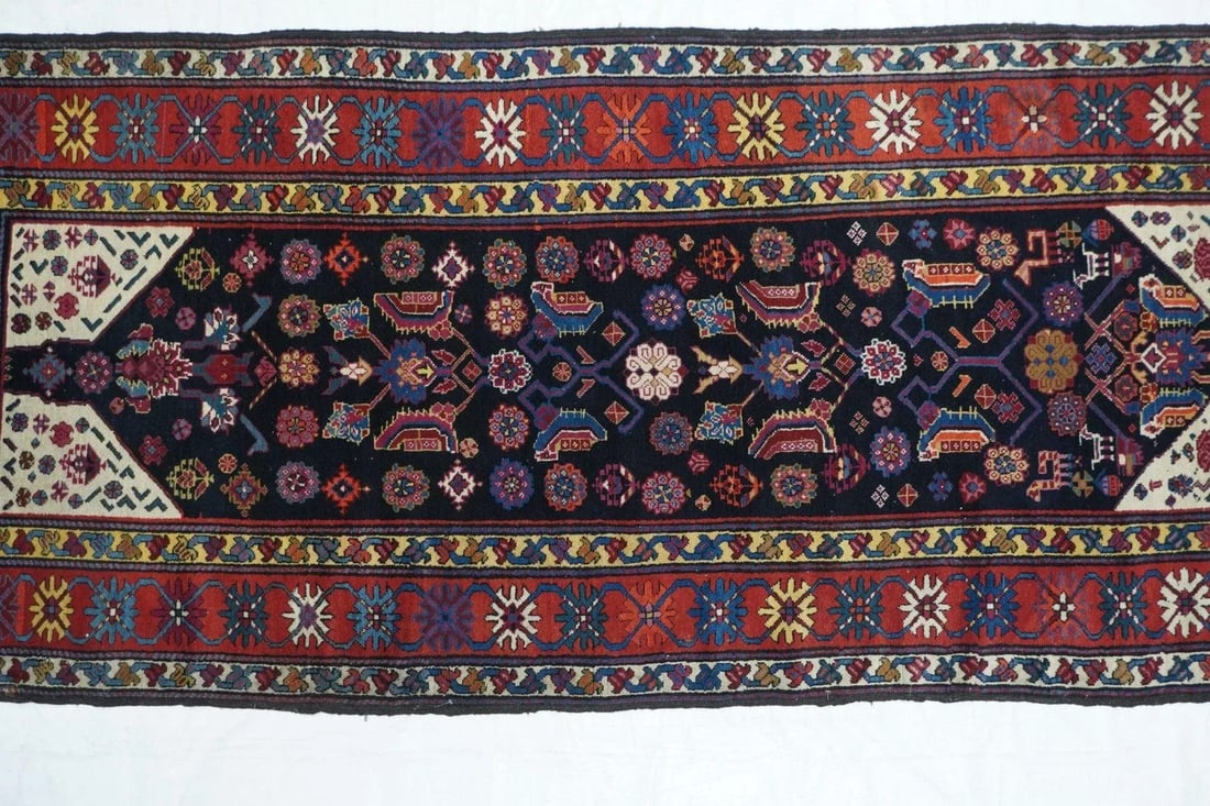 Late 18th Century Antique NW Persian Rug 3'10'' x 9'1'' - 6