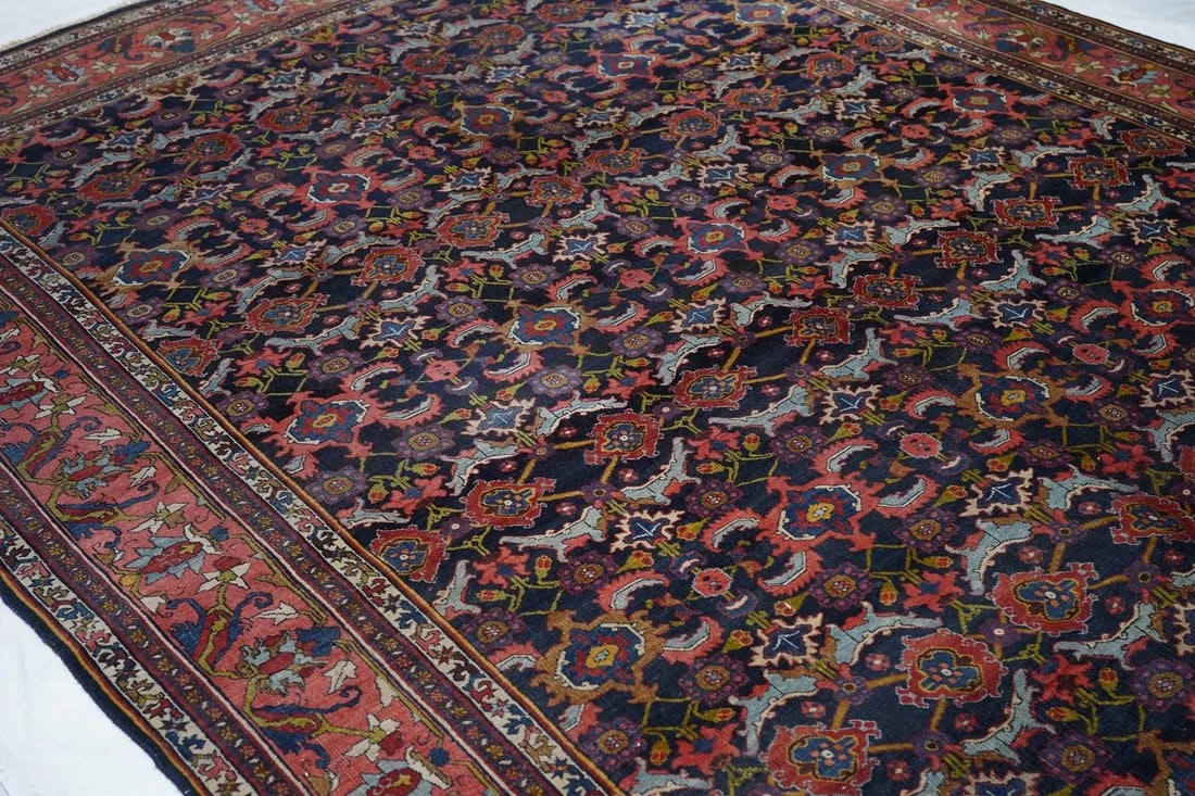 Antique Bidjar Rug 8'7'' x 12'9'' - 6