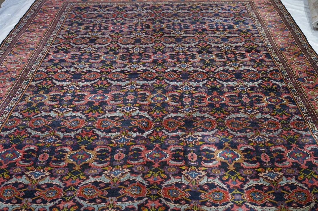 Antique Bidjar Rug 8'7'' x 12'9'' - 8