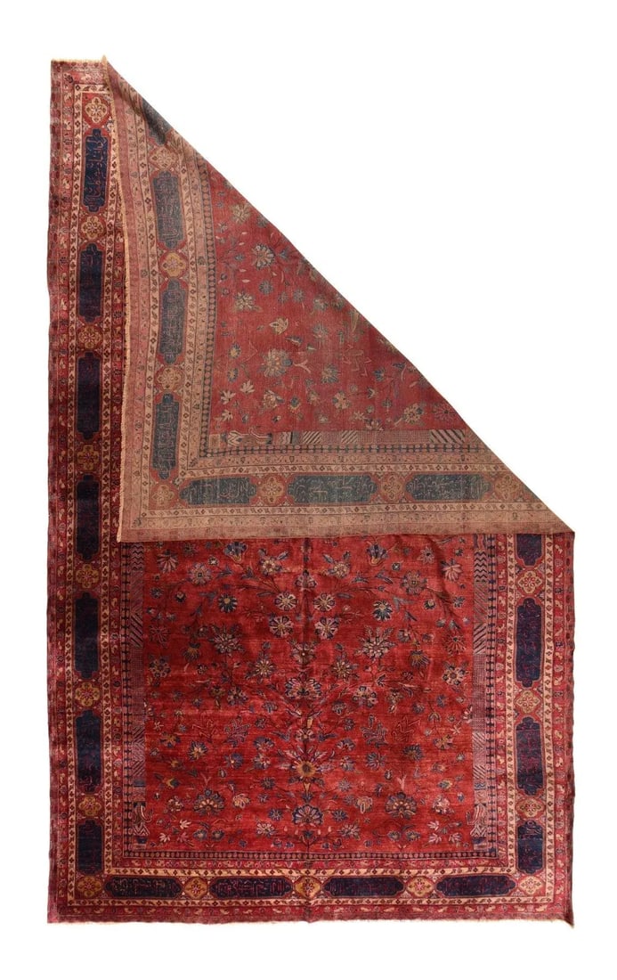 Antique Mohajeran Sarouk Rug 11'0'' x 17'10'' - 2