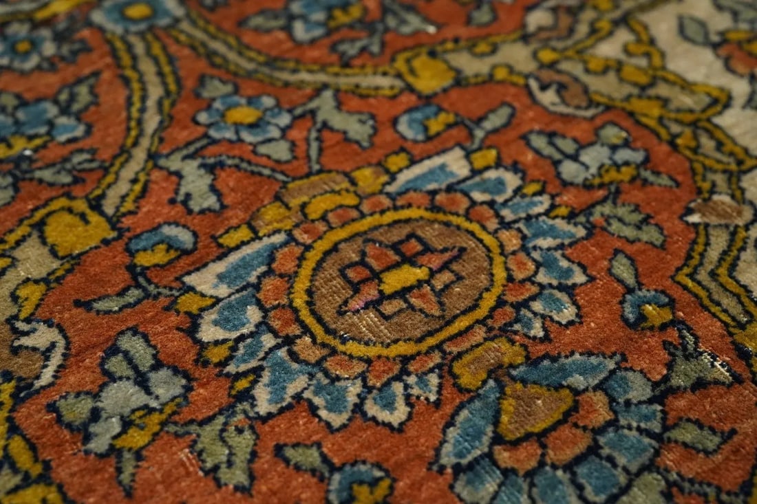 Antique Persian Tehran Rug 4'5'' X 6'10'' - 4
