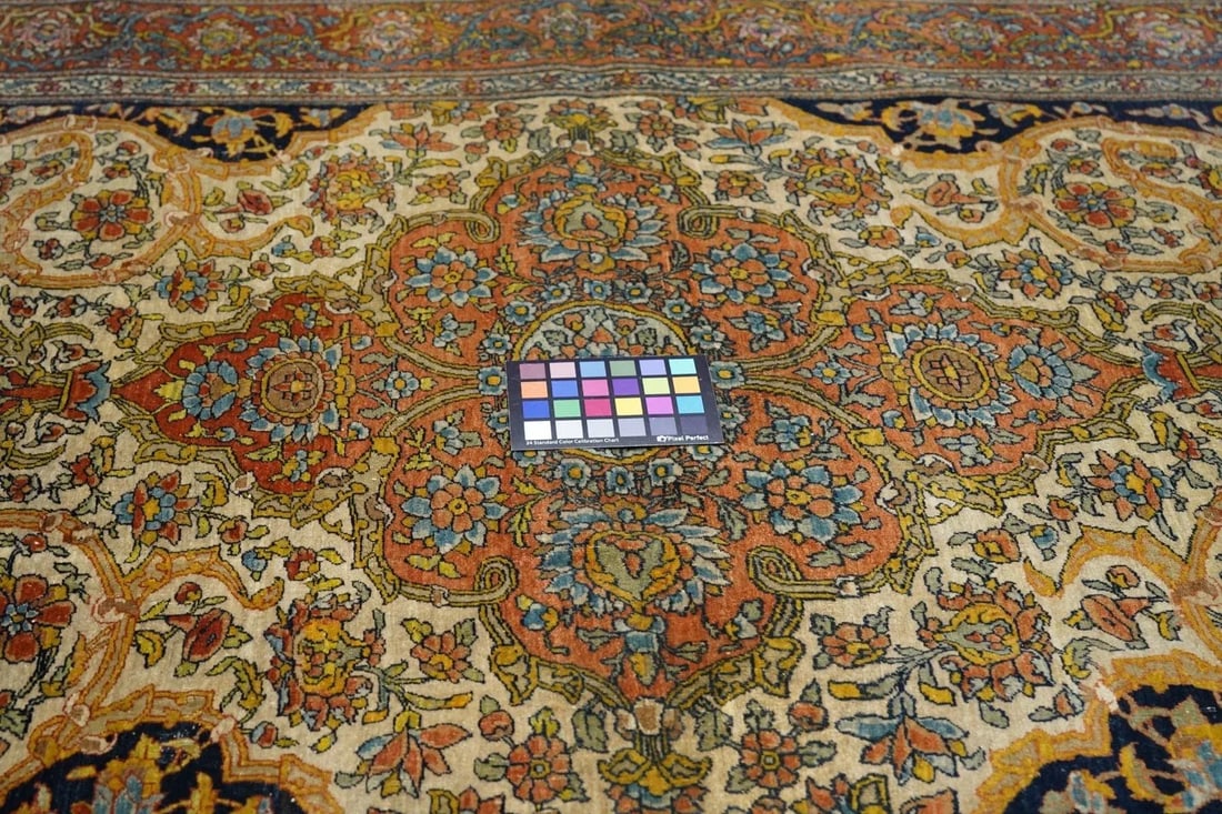 Antique Persian Tehran Rug 4'5'' X 6'10'' - 5