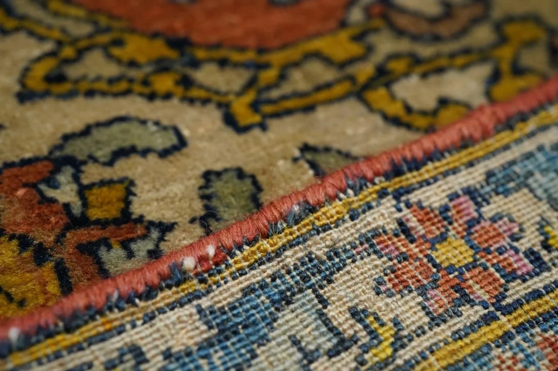 Antique Persian Tehran Rug 4'5'' X 6'10'' - 6