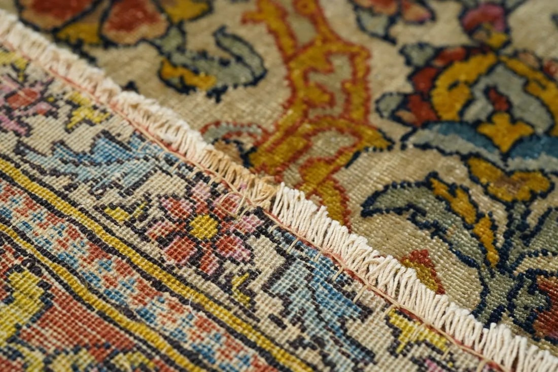 Antique Persian Tehran Rug 4'5'' X 6'10'' - 7