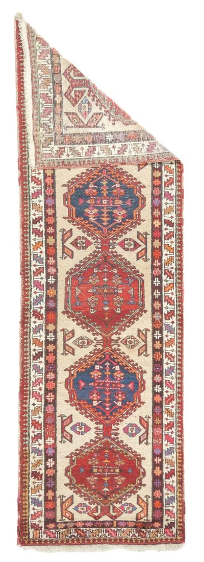 Late 18th Century Antique Persian Sarab Runner 3'5'' x 10'10'' - 5