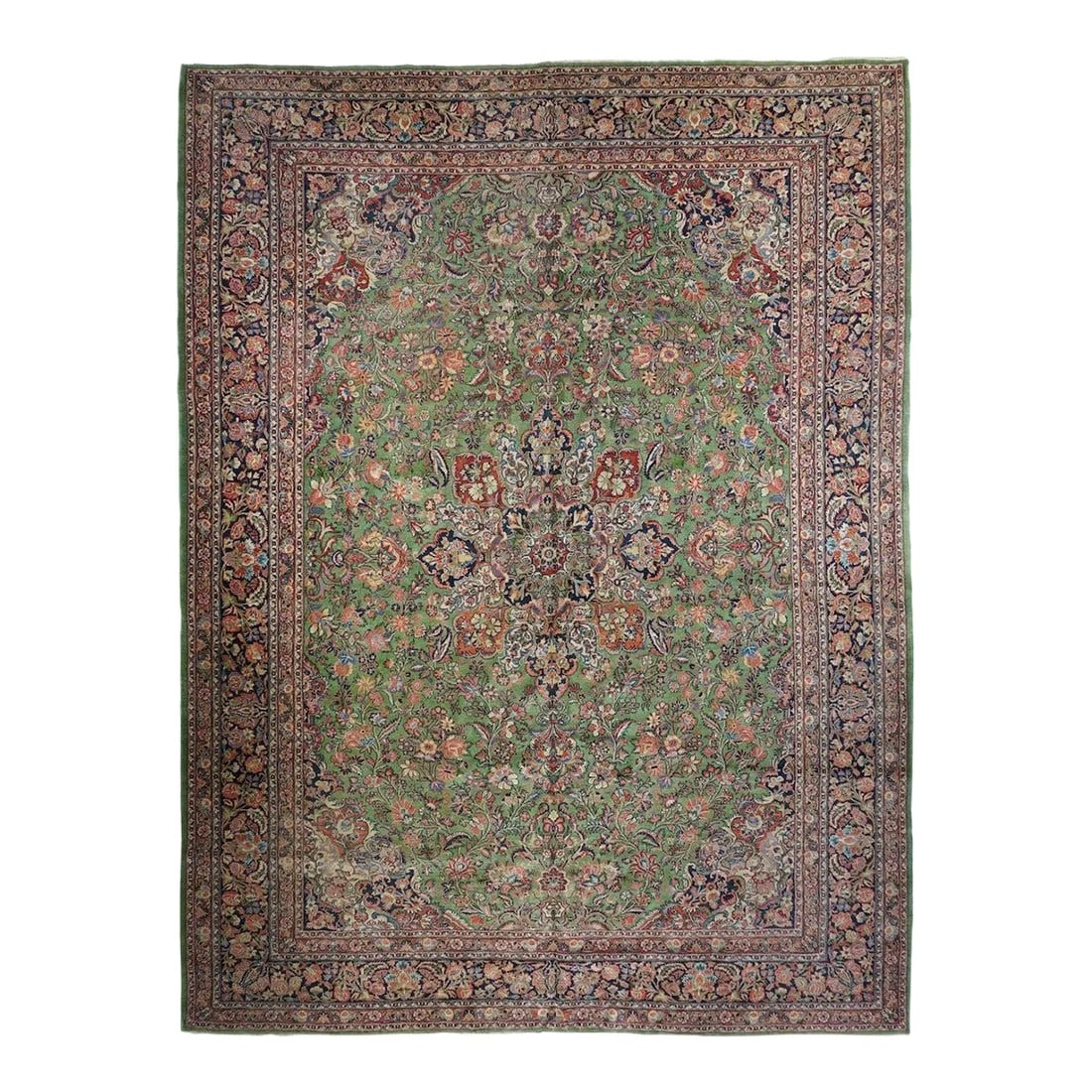 Vintage Persian Kashan Rug 9'11'' X 13'10'' (1 of 9)
