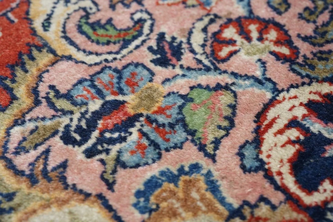 Vintage Persian Kashan Rug 9'11'' X 13'10'' - 5