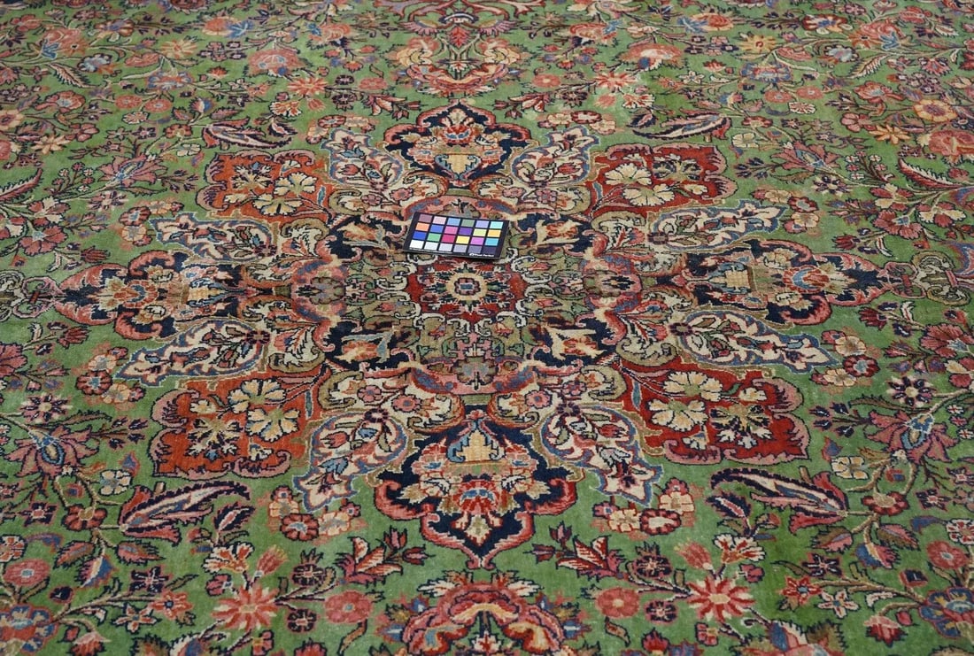 Vintage Persian Kashan Rug 9'11'' X 13'10'' - 7