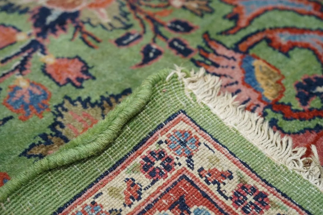 Vintage Persian Kashan Rug 9'11'' X 13'10'' - 8