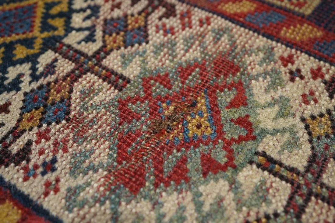 Antique Qashqai Rug 4'5'' x 7'7'' - 9