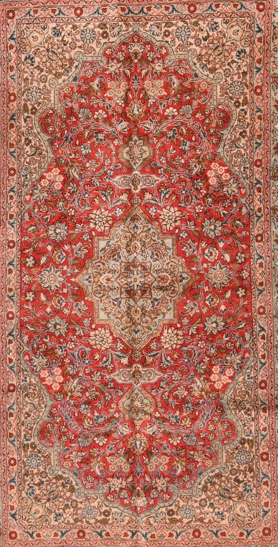 Vintage Qum Rug 5'3'' X 9'6'' - 3