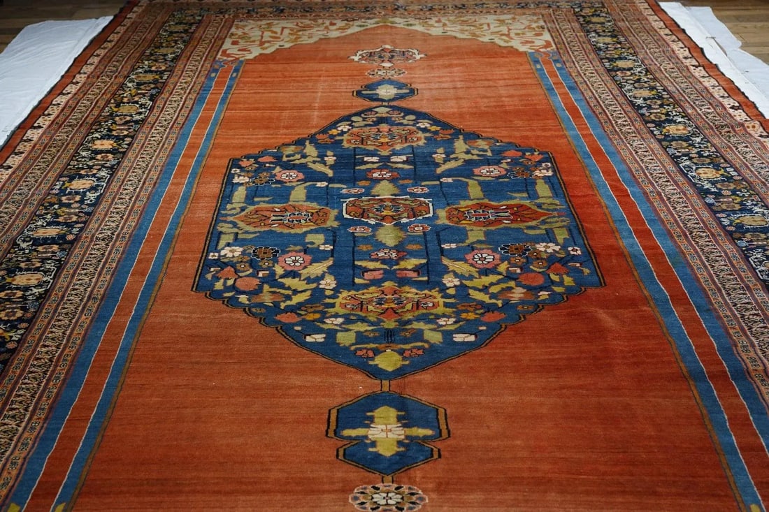Late 18th Century Antique Haji Jalili Rug 9'7'' x 17'7'' - 12