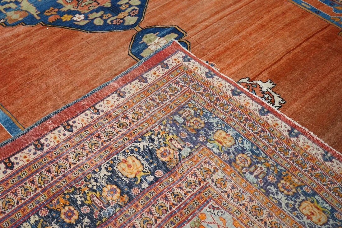 Late 18th Century Antique Haji Jalili Rug 9'7'' x 17'7'' - 4