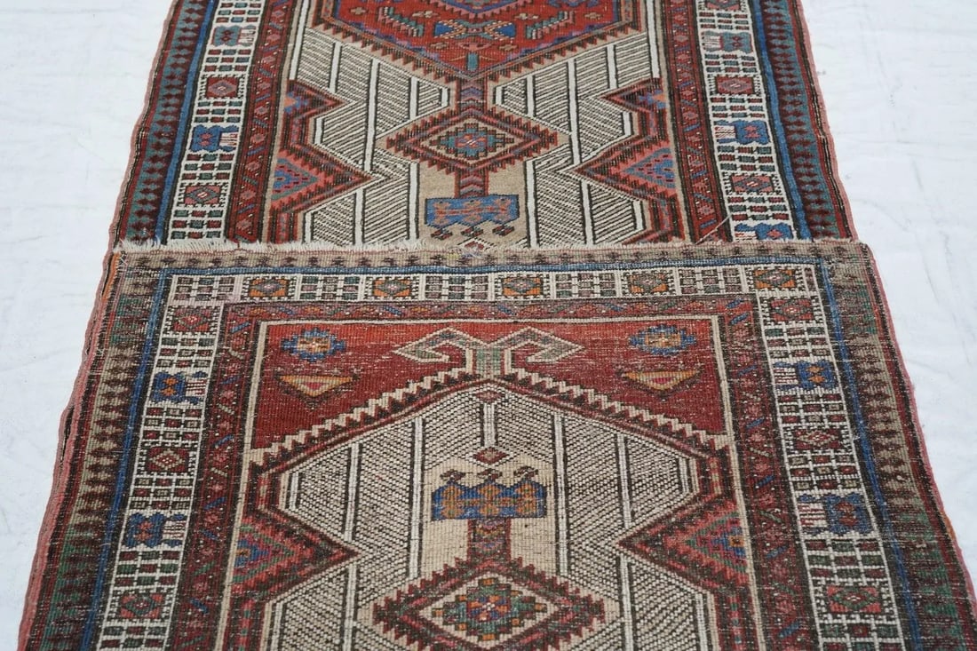 Late 18th Century Antique Sarab Rug 3'2'' x 10'8'' - 6