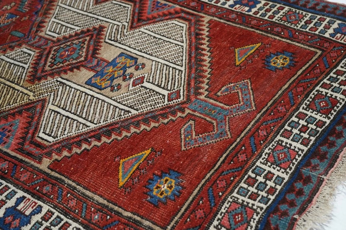 Late 18th Century Antique Sarab Rug 3'2'' x 10'8'' - 8