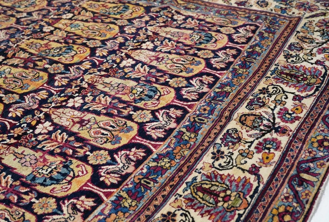 Antique Lavar Kerman Rug 6'2'' X 14'6'' - 7