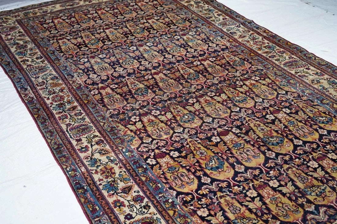 Antique Lavar Kerman Rug 6'2'' X 14'6'' - 8