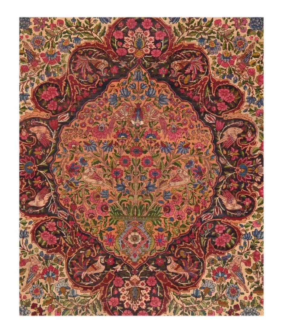 Antique Kerman Rug 10'0'' x 13'4'' - 3
