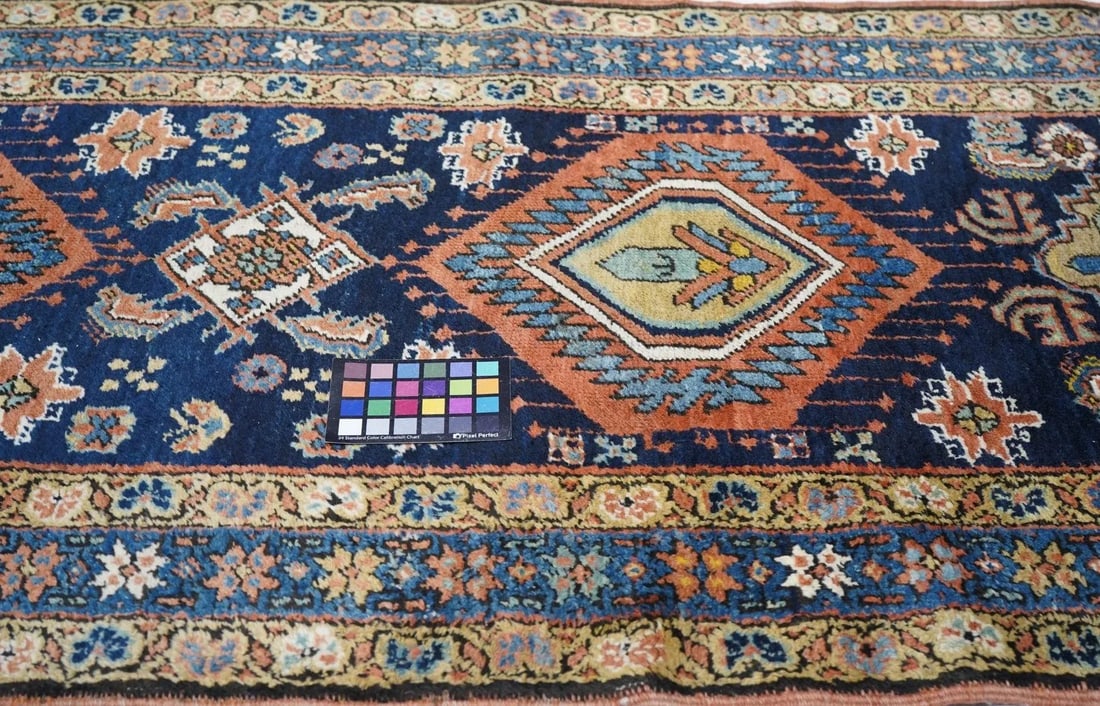 Antique Persian Heriz Runner 3'4'' x 14'5'' - 4