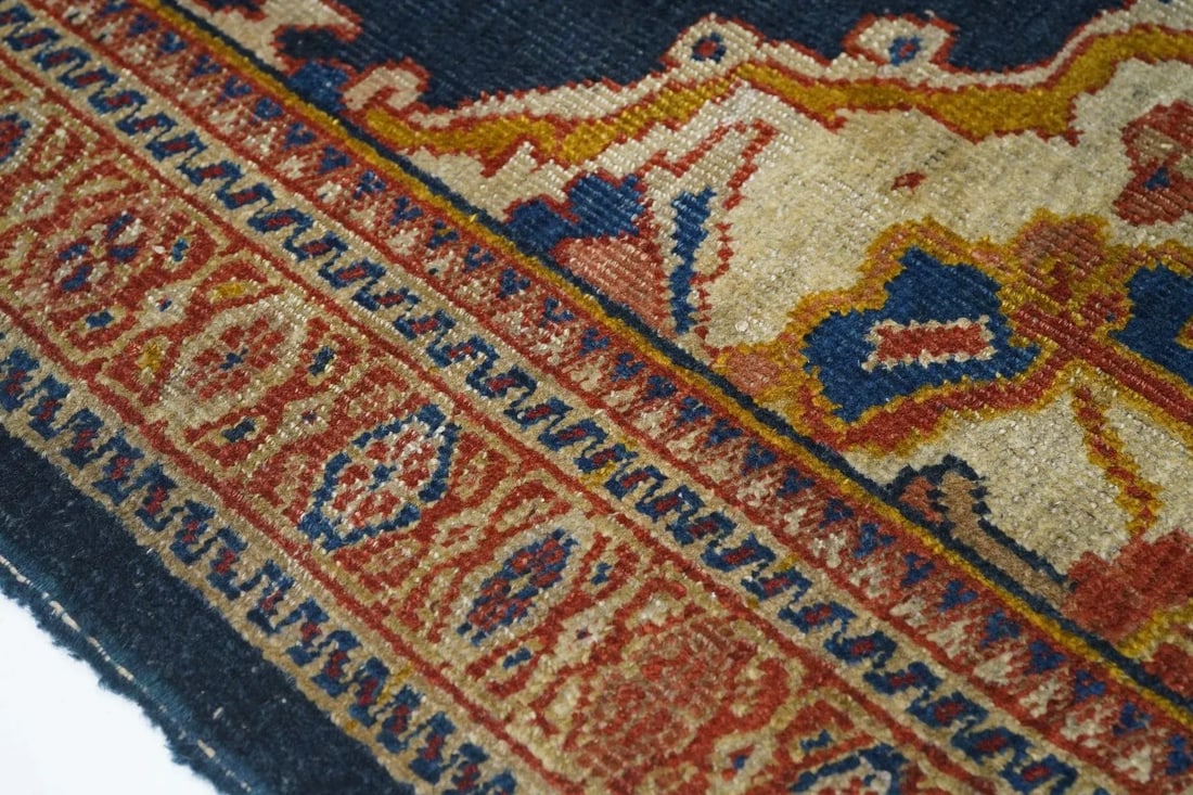 Late 18th Century Antique Zigler Sultanabad Rug 4'1'' x 6'4'' - 9