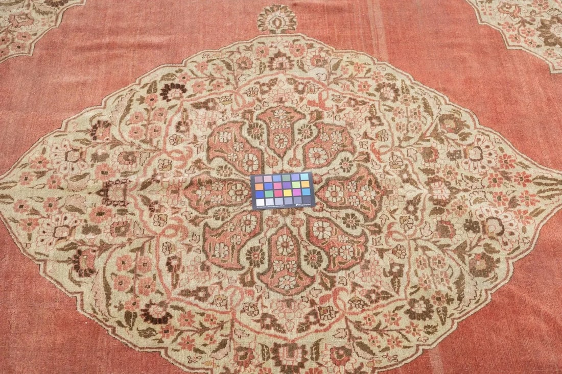 Late 18th Century Antique Haji Jalili Tabriz Rug 9'4'' x 12'5'' - 3