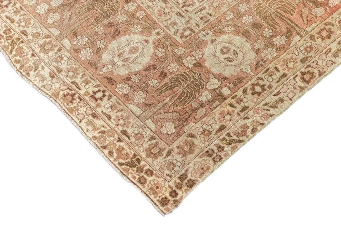 Late 18th Century Antique Haji Jalili Tabriz Rug 9'4'' x 12'5'' - 7