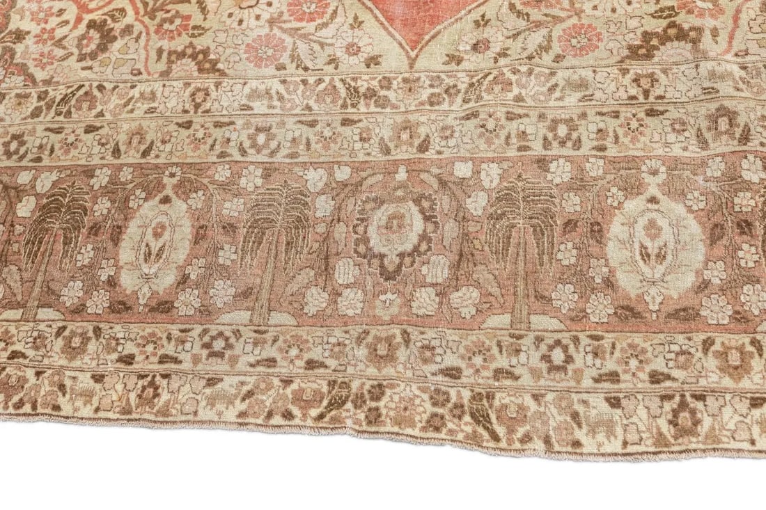 Late 18th Century Antique Haji Jalili Tabriz Rug 9'4'' x 12'5'' - 8