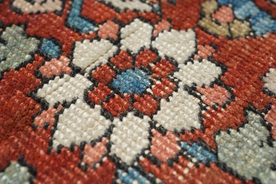 Late 18th Century Antique Serapi Rug 9'9'' x 13'6'' - 8