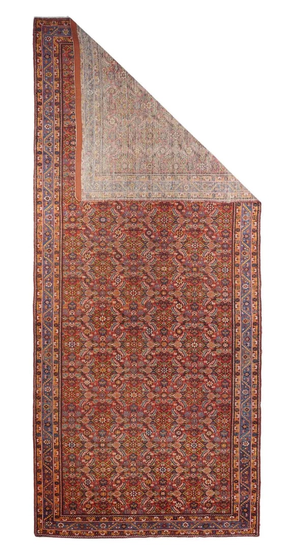 Antique Malayer Rug 6'5'' x 15'0'' - 4