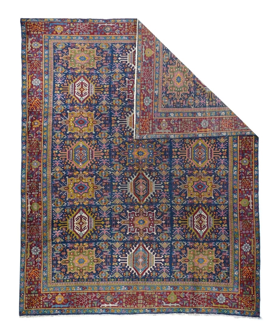 Antique Heriz Rug 8'2'' x 10'7'' - 4