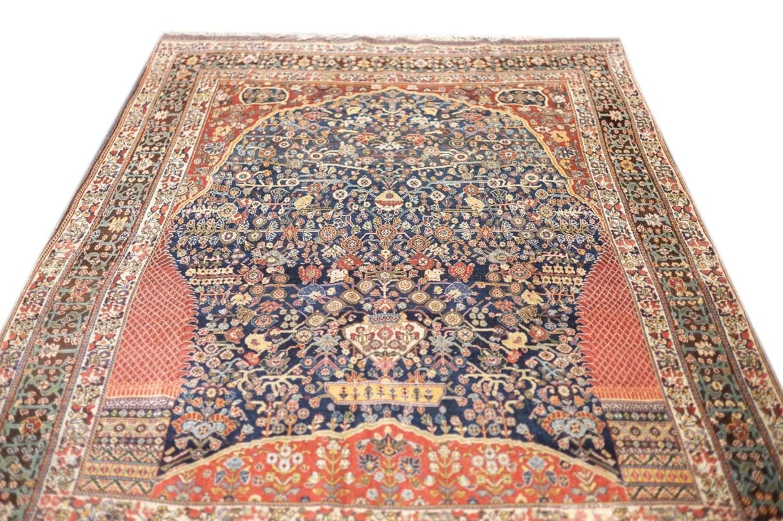 Fine Antique Persian Qashqai Rug 5'7'' X 8'10'' - 8