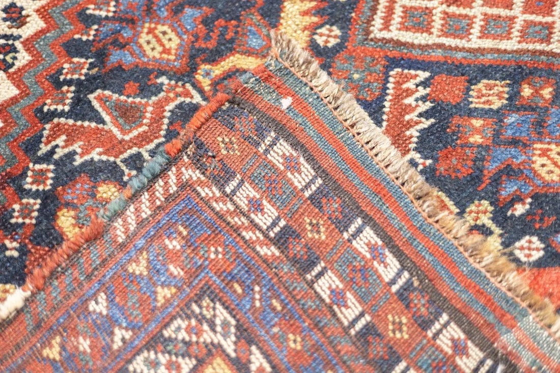 Late 18th Century Antique Persian Qashqai Rug 4'9'' x 6'4'' - 3