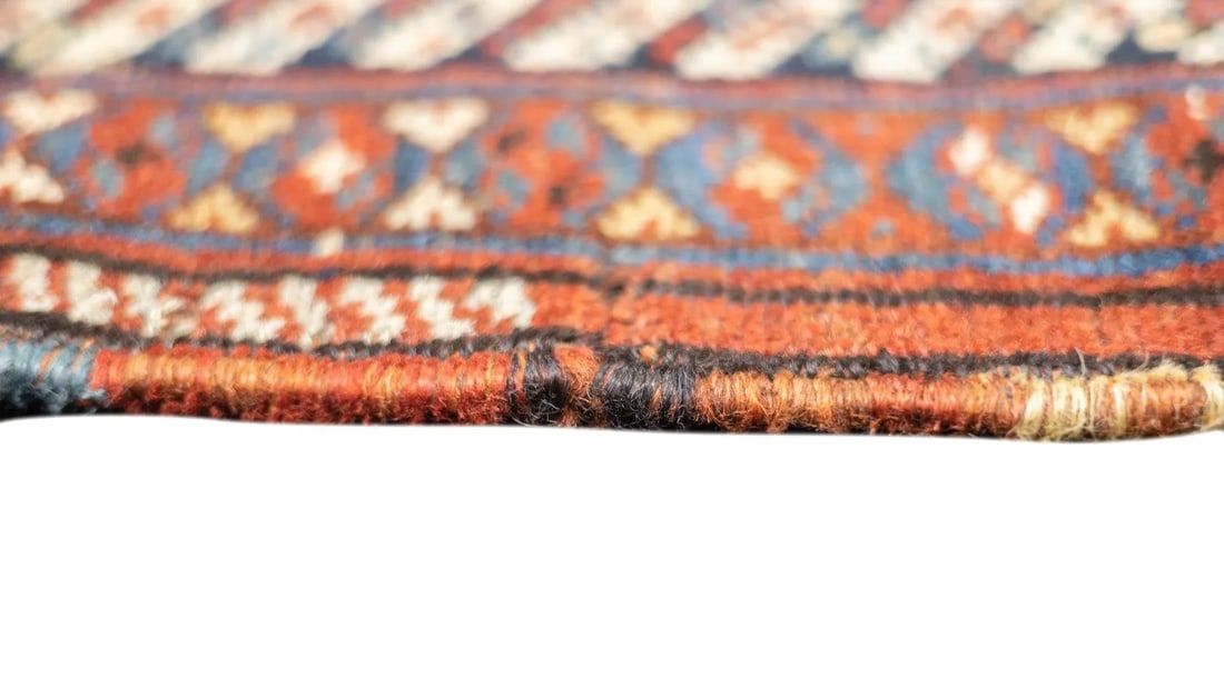 Late 18th Century Antique Persian Qashqai Rug 4'9'' x 6'4'' - 9