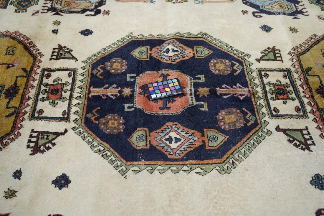 1960s Vintage Ardevil Rug 11'2'' x 11'8'' - 11