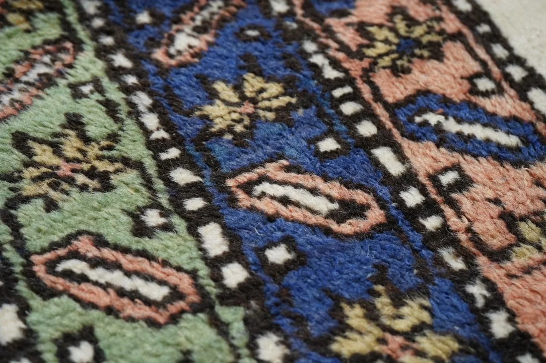1960s Vintage Ardevil Rug 11'2'' x 11'8'' - 9