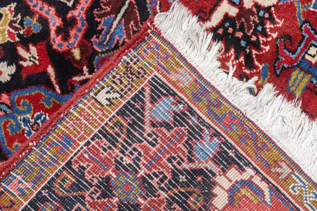 Antique Persian Heriz Rug 9'11'' x 13'3'' - 6