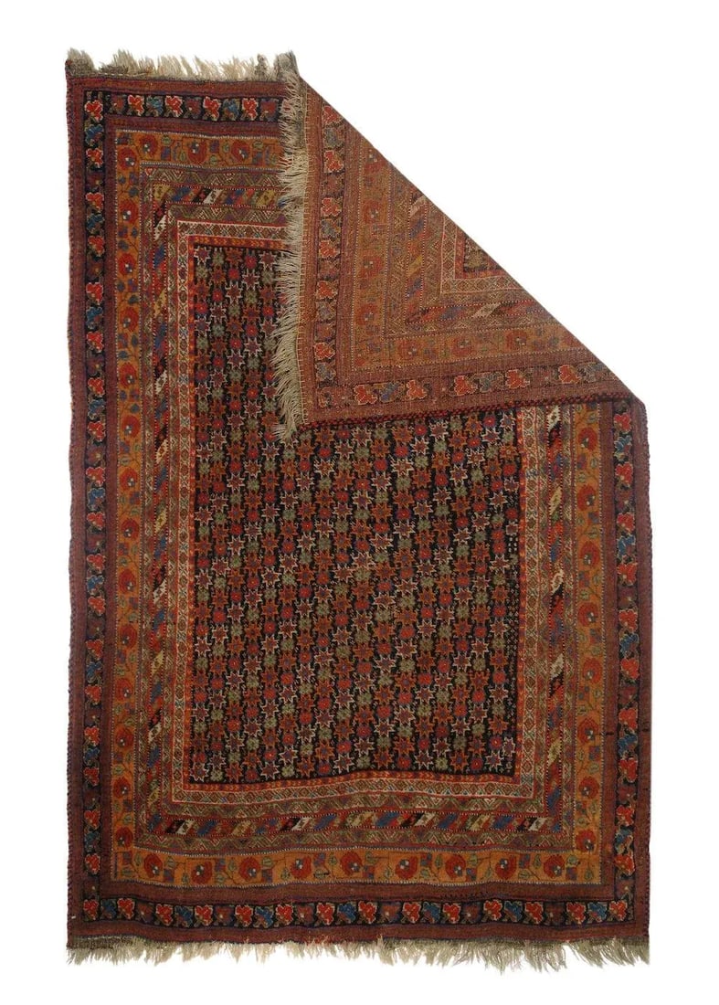 Antique Afshar Rug 3'11'' x 5'8'' - 2