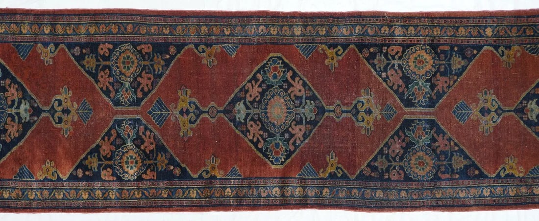 Antique Malayer Runner 2'10'' x 13'0'' - 3