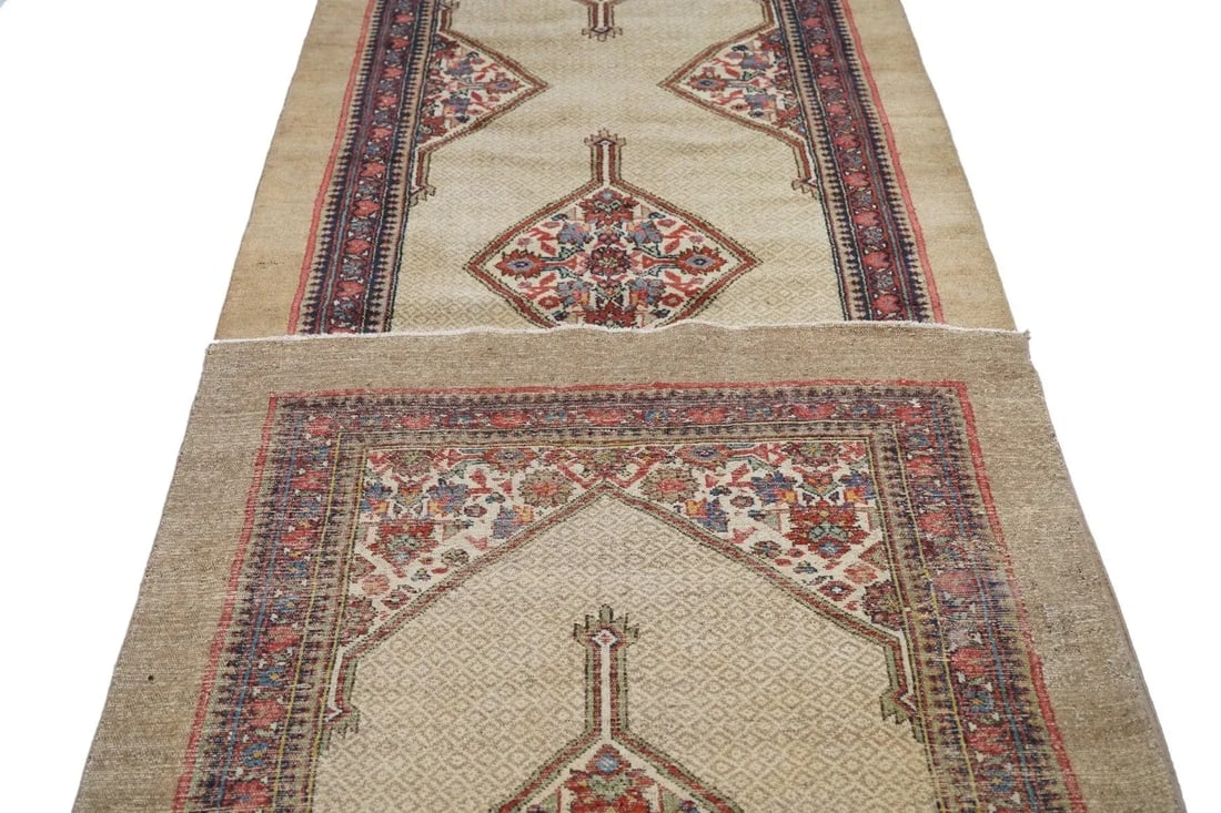 Antique Sarab Runner 3'7'' x 19'4'' - 2