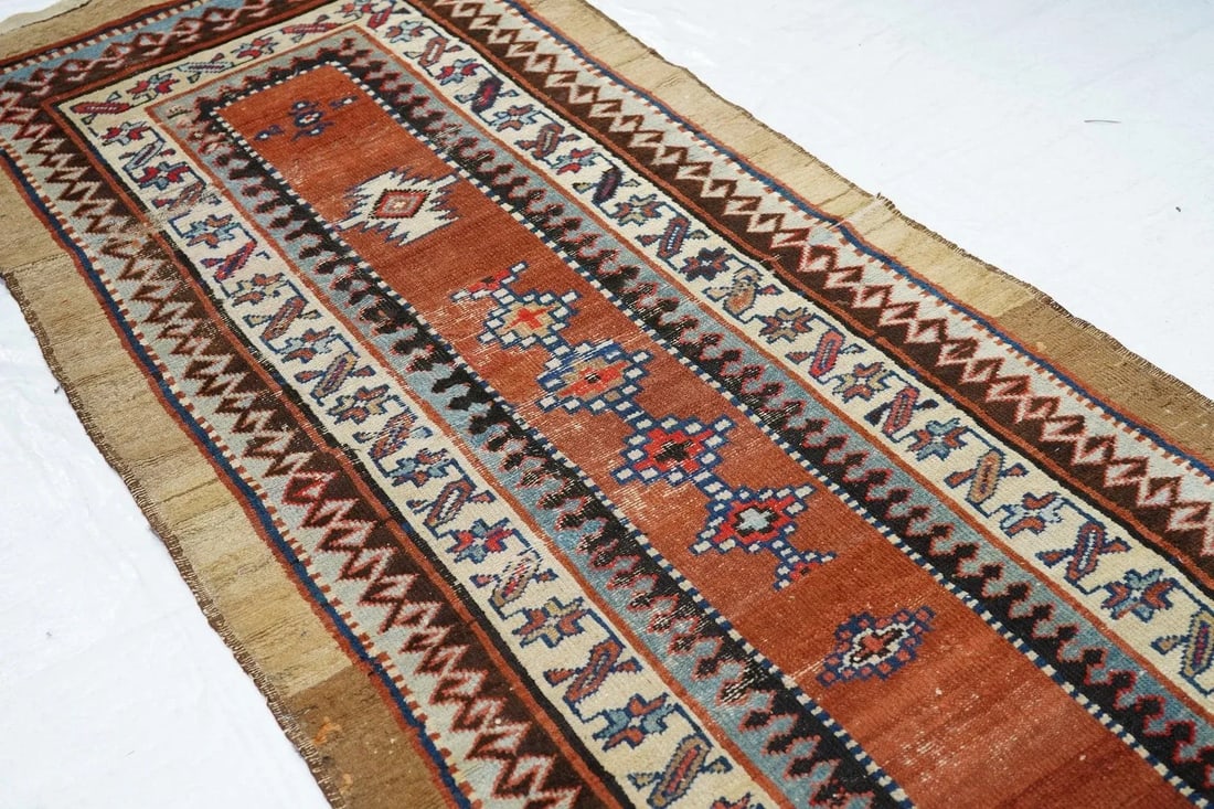 Late 18th Century Antique Bakshayesh Runner 3'6'' x 9'7'' - 9
