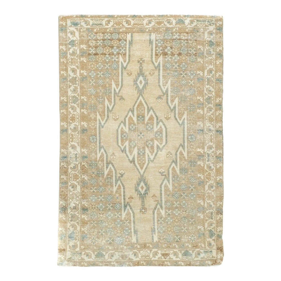 Antique Persian Tuserkan Rug 4' x 6'3'': Antique Persian Tuserkan Rug 4' x 6'3''. Condition: Alterations: Unknown Imperfections: Some Imperfections Condition Notes: Good Dimensions: Height: 0.01 in. Width: 48 in. Depth: 75 in. Category: