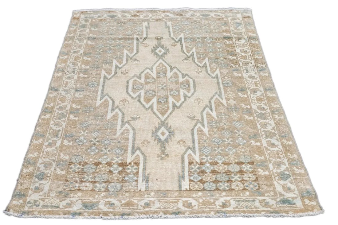 Antique Persian Tuserkan Rug 4' x 6'3'' - 2