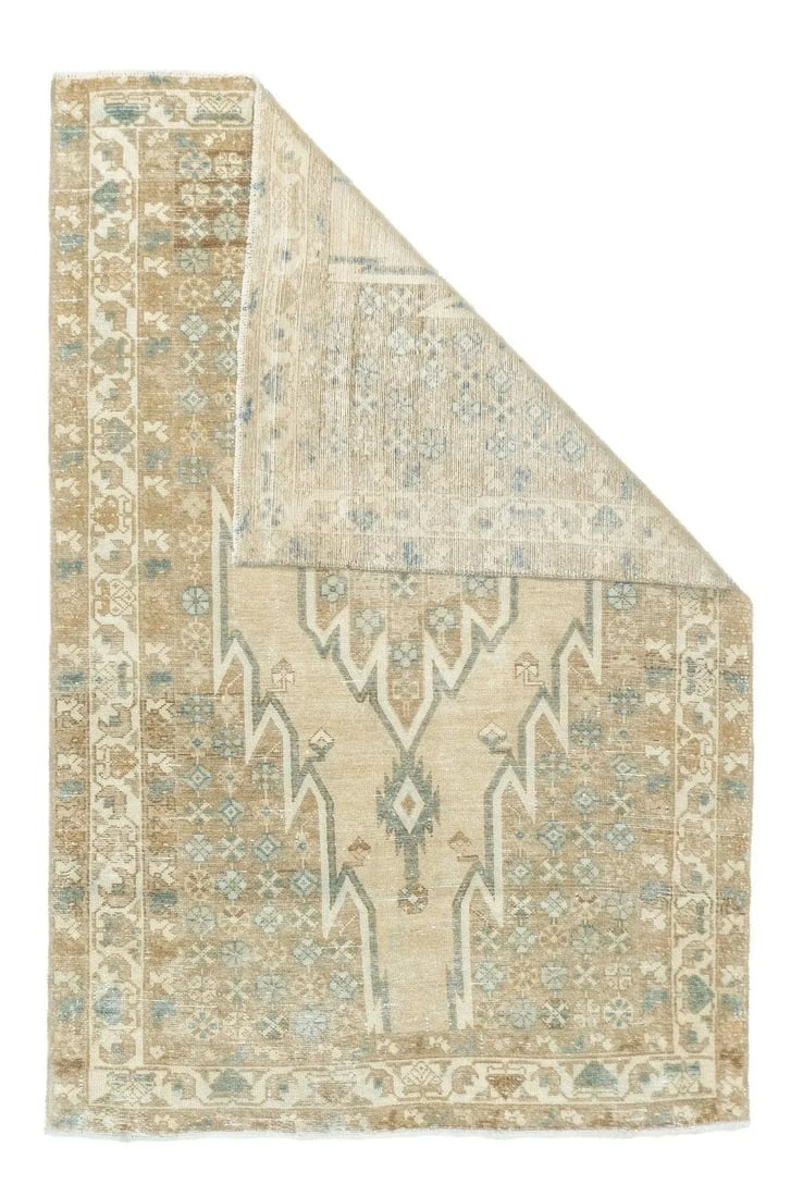 Antique Persian Tuserkan Rug 4' x 6'3'' - 5