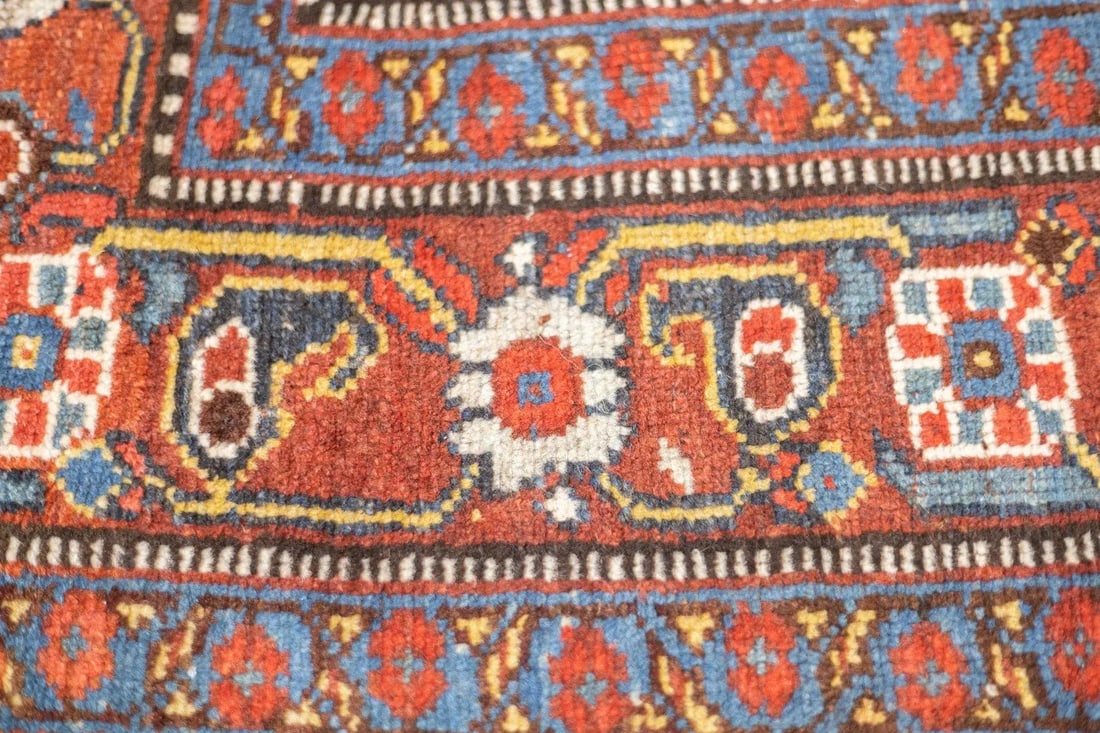 Late 18th Century Antique Persian Khamseh Rug 4'3'' x 6'4'' - 11
