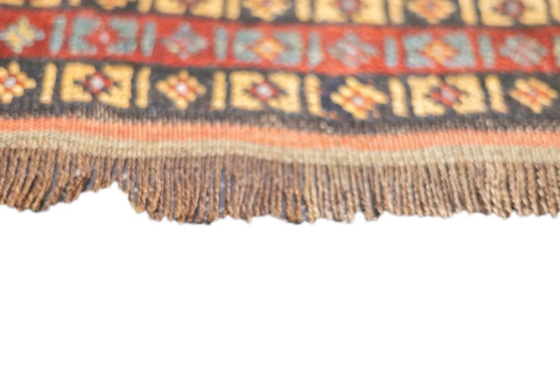 Late 18th Century Antique Persian Khamseh Rug 4'3'' x 6'4'' - 7