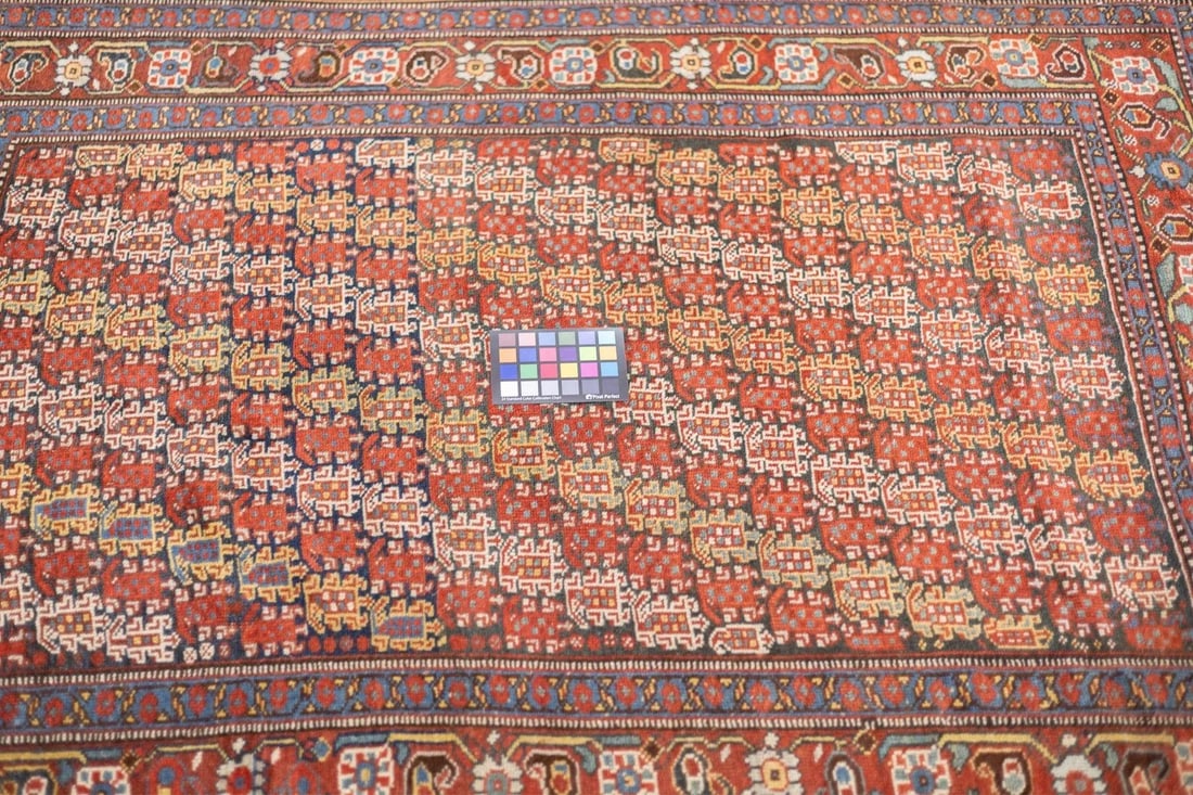 Late 18th Century Antique Persian Khamseh Rug 4'3'' x 6'4'' - 9