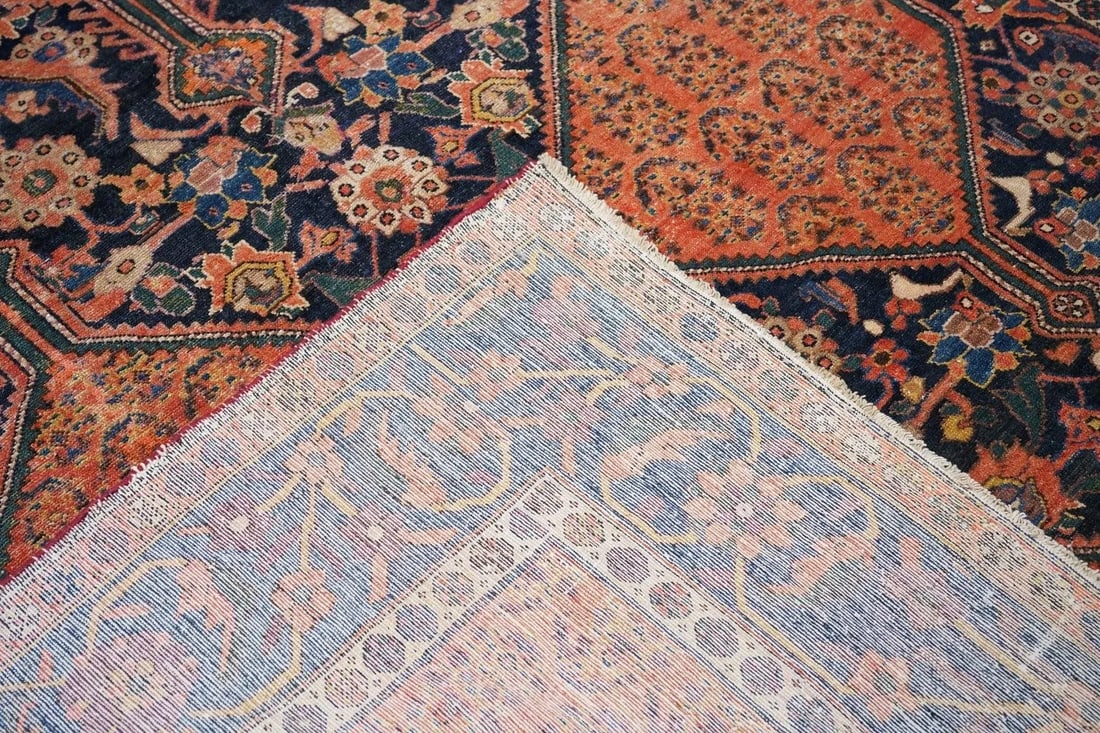 Antique Malayer Rug 7'7'' x 16'1'' - 3