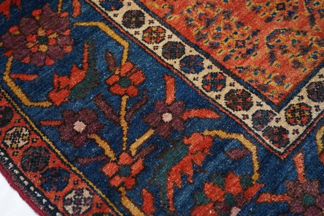 Antique Malayer Rug 7'7'' x 16'1'' - 6