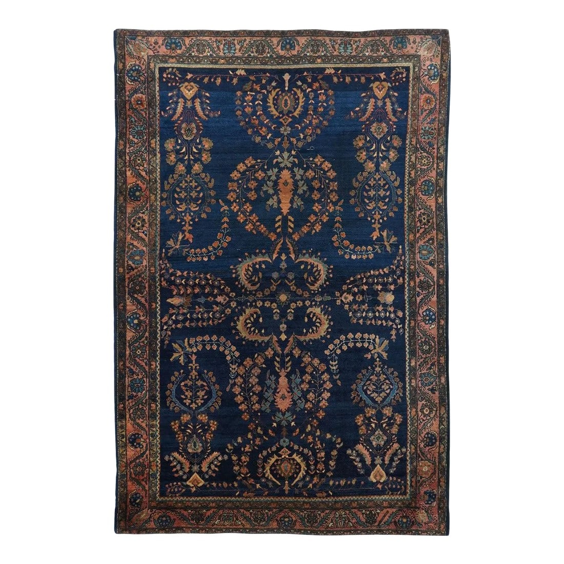 Antique Mohajeran Sarouk Rug 4'1'' x 6'4'' (1 of 9)